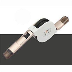 2-in-1 Multifunction Retractable Data Cable