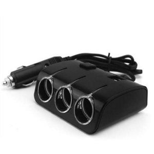 3 Ways 120W Car Auto Lighter Sockets Splitter Power Adapter