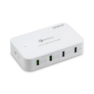 4-Port USB Fast Charger- US Plug